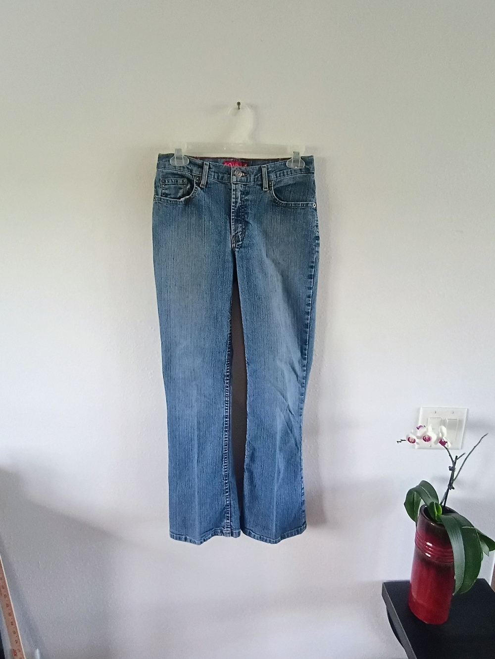 Classic Light Blue WomeStash Womens Size 5 Short Bootcut Stretch Jeans n's Jeans